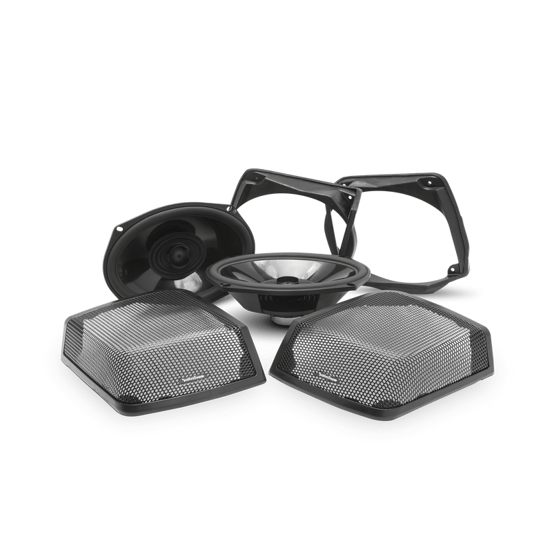 Rockford Fosgate Speaker Lids 98-13 Rockford Fosgate Power Harley-Davidson® Rear Audio Kit (1998-2013)