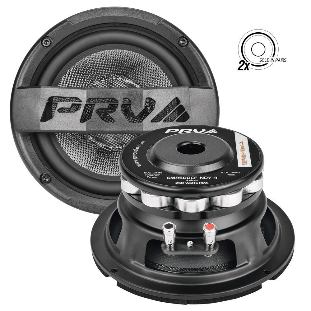 PRV Audio Speakers 6.5" Mid Range PRV Audio 6MR500CF-NDY-4 Midrange Speakers