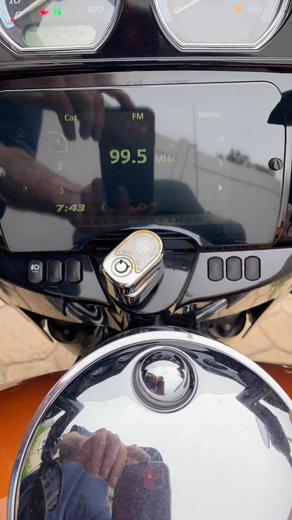 Speed Rings Radio Installation Parts Roadie Splash Covers for Harley Davidson