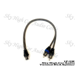 Sky High Car Audio Twisted 2 Femmina 1 Femmina RCA Splitter OFC - Foto 8