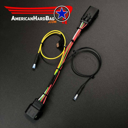 Stealth Power Tap T Harness (for bikes with CB option installed)-Amp Installation Products-American Hard Bag-Bagger Audio