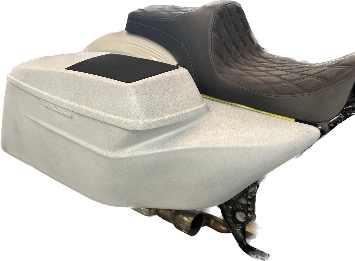 Subwoofer Saddlebags Harley Davidson Audio Upgrade Garage Bagger