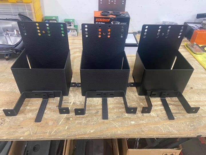 XEL Customs Custom Amp Rack Custom Harley Speaker Grills Garage Bagger Stereo