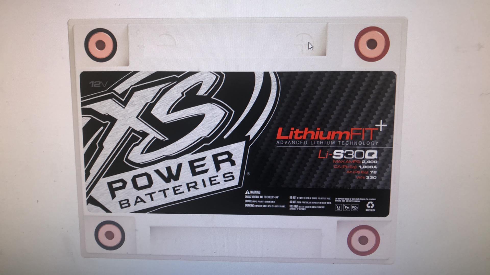 XS Power Battery XS Power LI-S30Q Lithium Harley Davidson